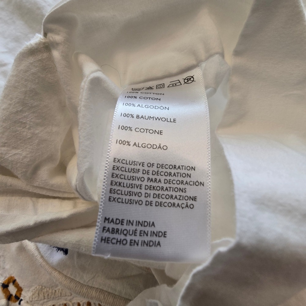 Vineet Bahl Romula for Anthropologie Embroidered Queen Duvet Cover Sham Set READ - Picture 10 of 16